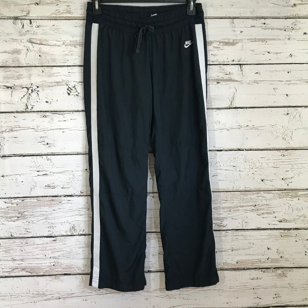 Nike Blue Side stripe pants wide waistband